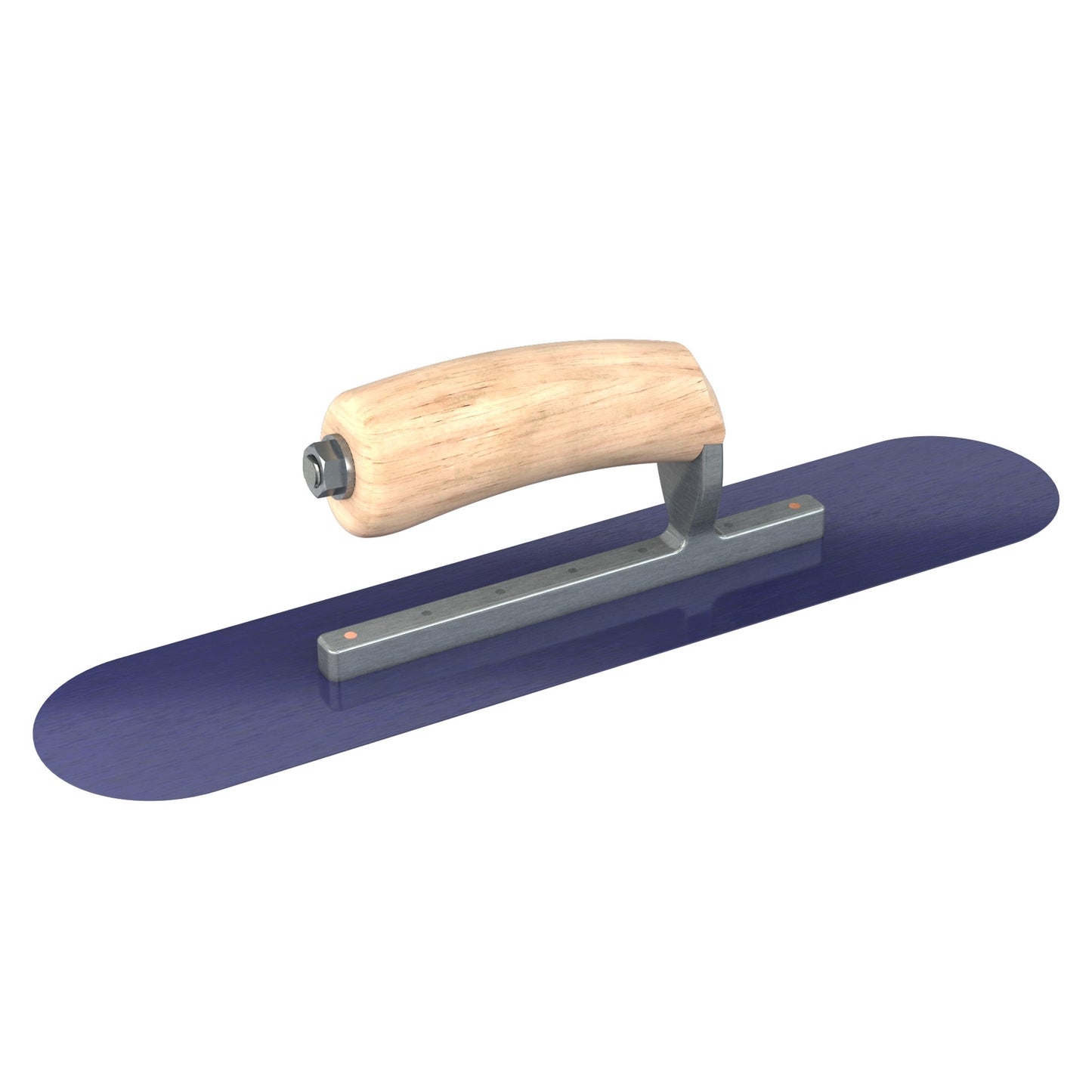 Bon Tool Blue Steel Pool Trowel - Camel Back Wood Handle