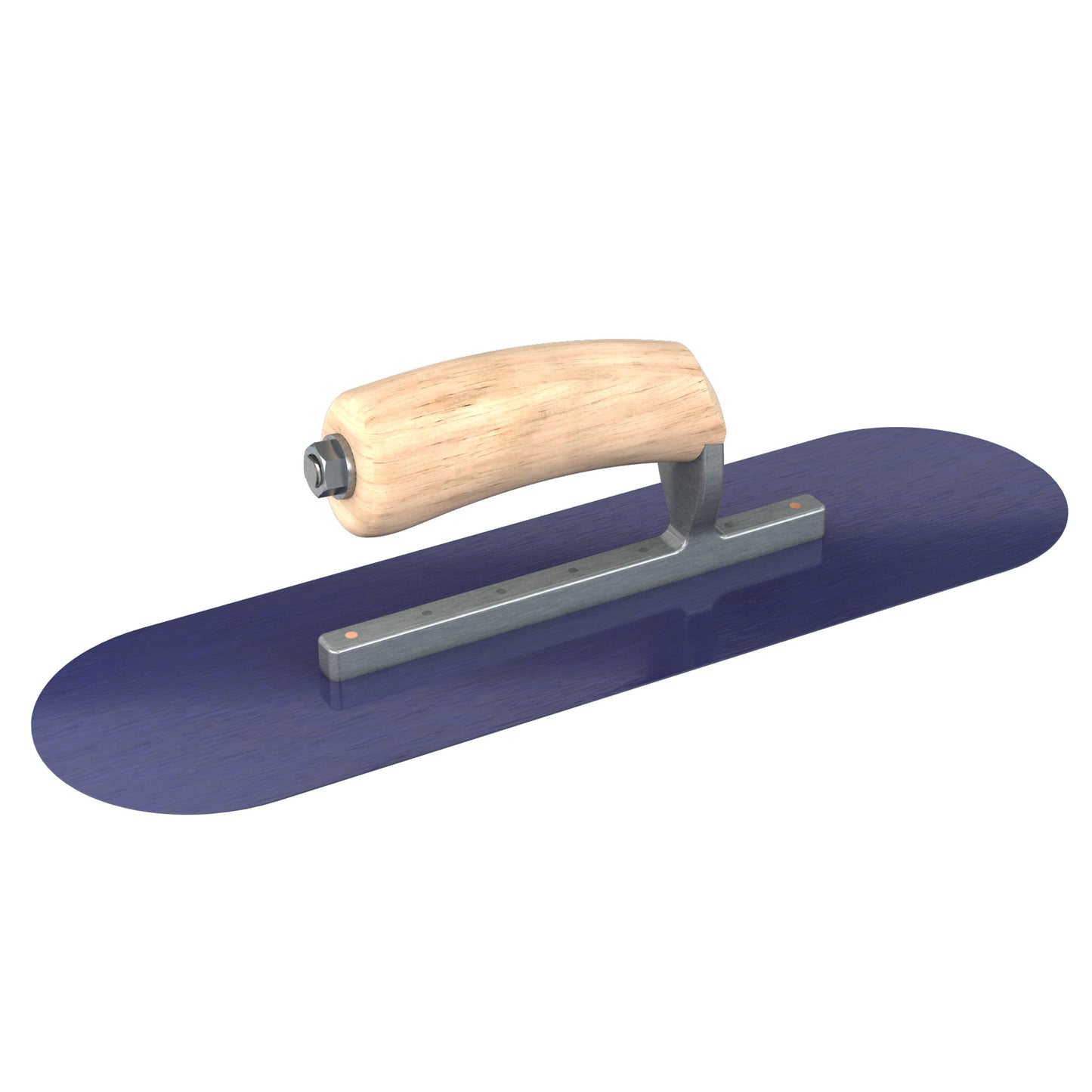 Bon Tool Blue Steel Pool Trowel - Camel Back Wood Handle