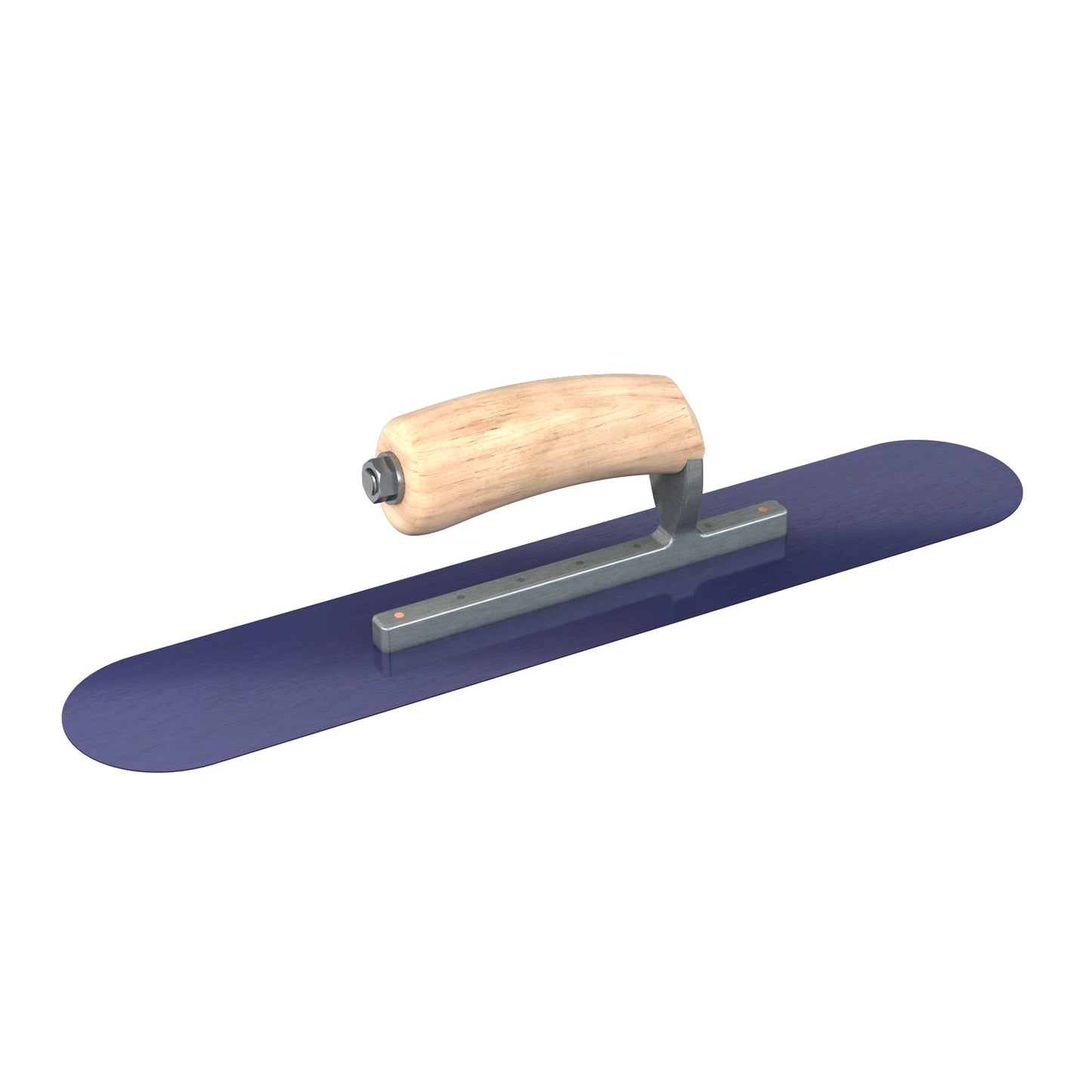 Bon Tool Blue Steel Pool Trowel - Camel Back Wood Handle