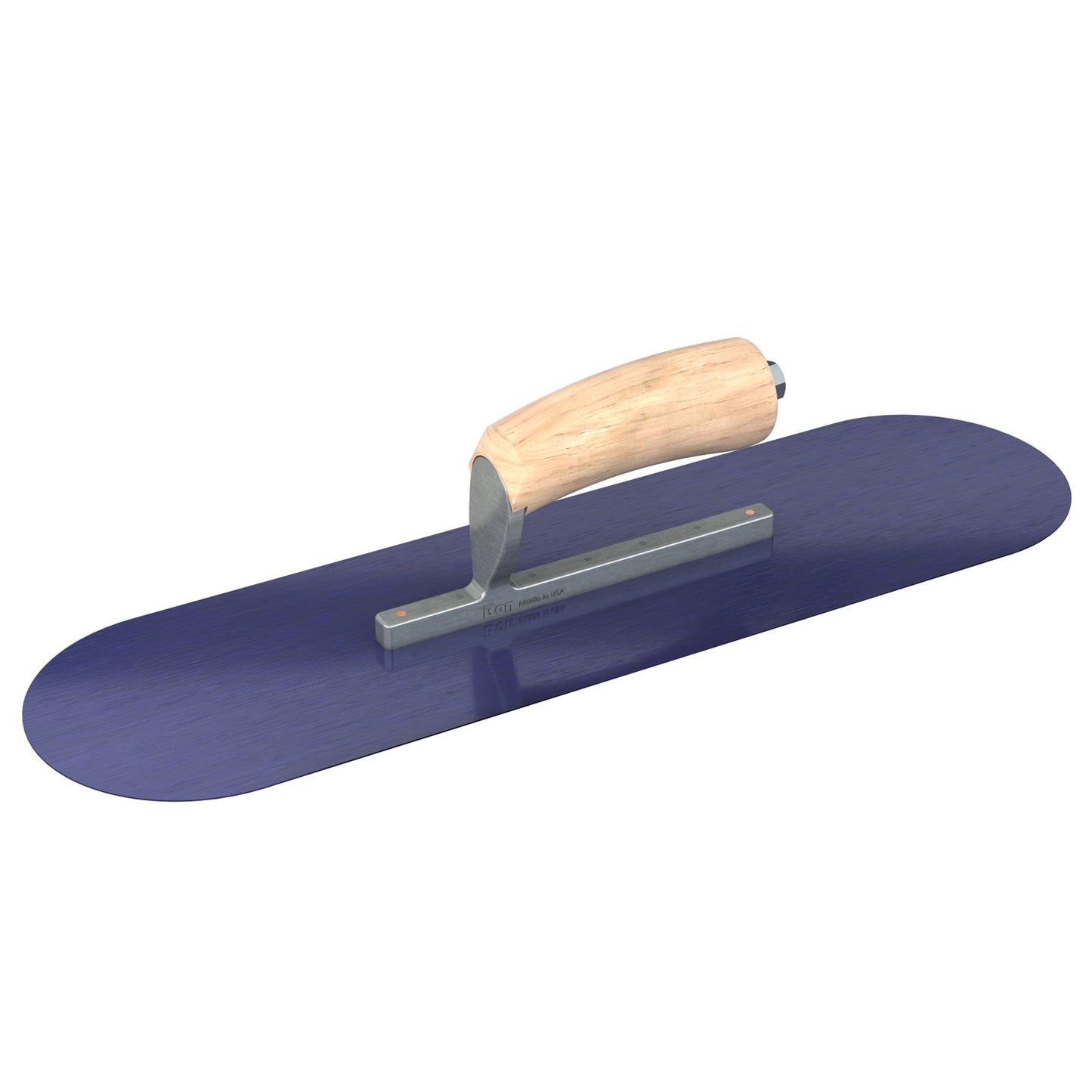 Bon Tool Blue Steel Pool Trowel - Camel Back Wood Handle