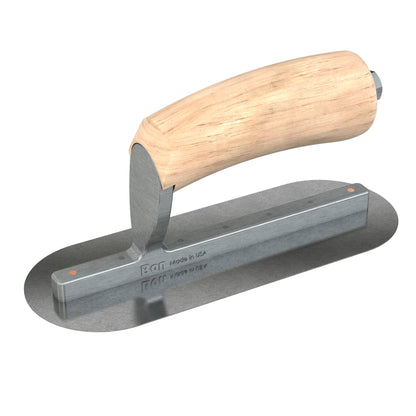 Bon Tool Carbon Steel Pool Trowel - Camel Back Wood Handle