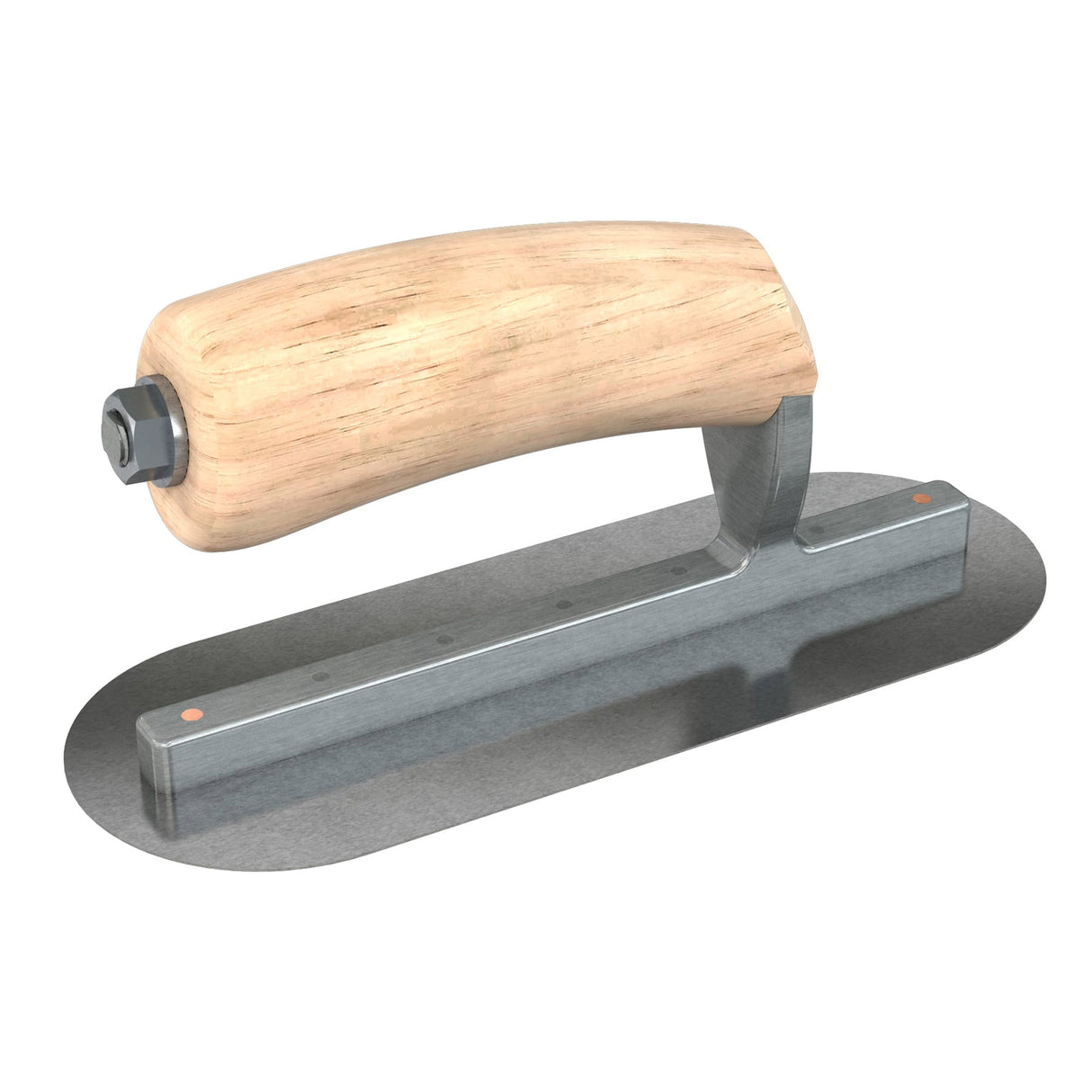 Bon Tool Carbon Steel Pool Trowel - Camel Back Wood Handle