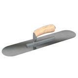 Bon Tool Carbon Steel Pool Trowel - Camel Back Wood Handle