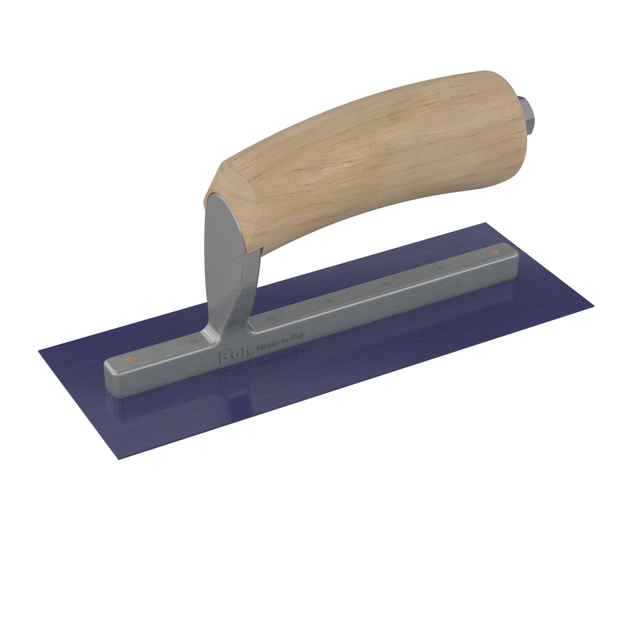 Bon Tool Blue Steel Midget Trowel - Camel Back Wood Handle
