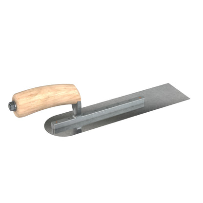 Bon Tool Carbon Steel Pipe Trowel - Camel Back Wood Handle