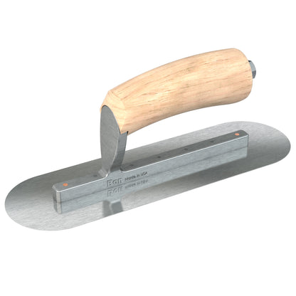 Bon Tool Razor Stainless Steel Pool Trowel - Camel Back Wood Handle