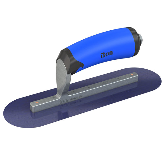 Bon Tool Blue Steel Pool Trowel - Comfort Wave Handle