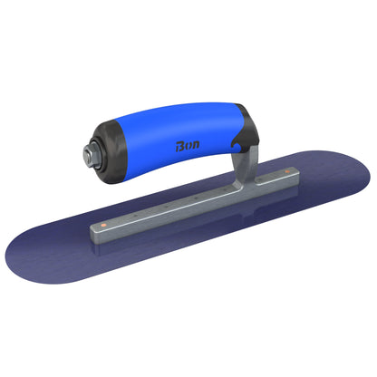 Bon Tool Blue Steel Pool Trowel - Comfort Wave Handle