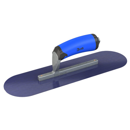 Bon Tool Blue Steel Pool Trowel - Comfort Wave Handle