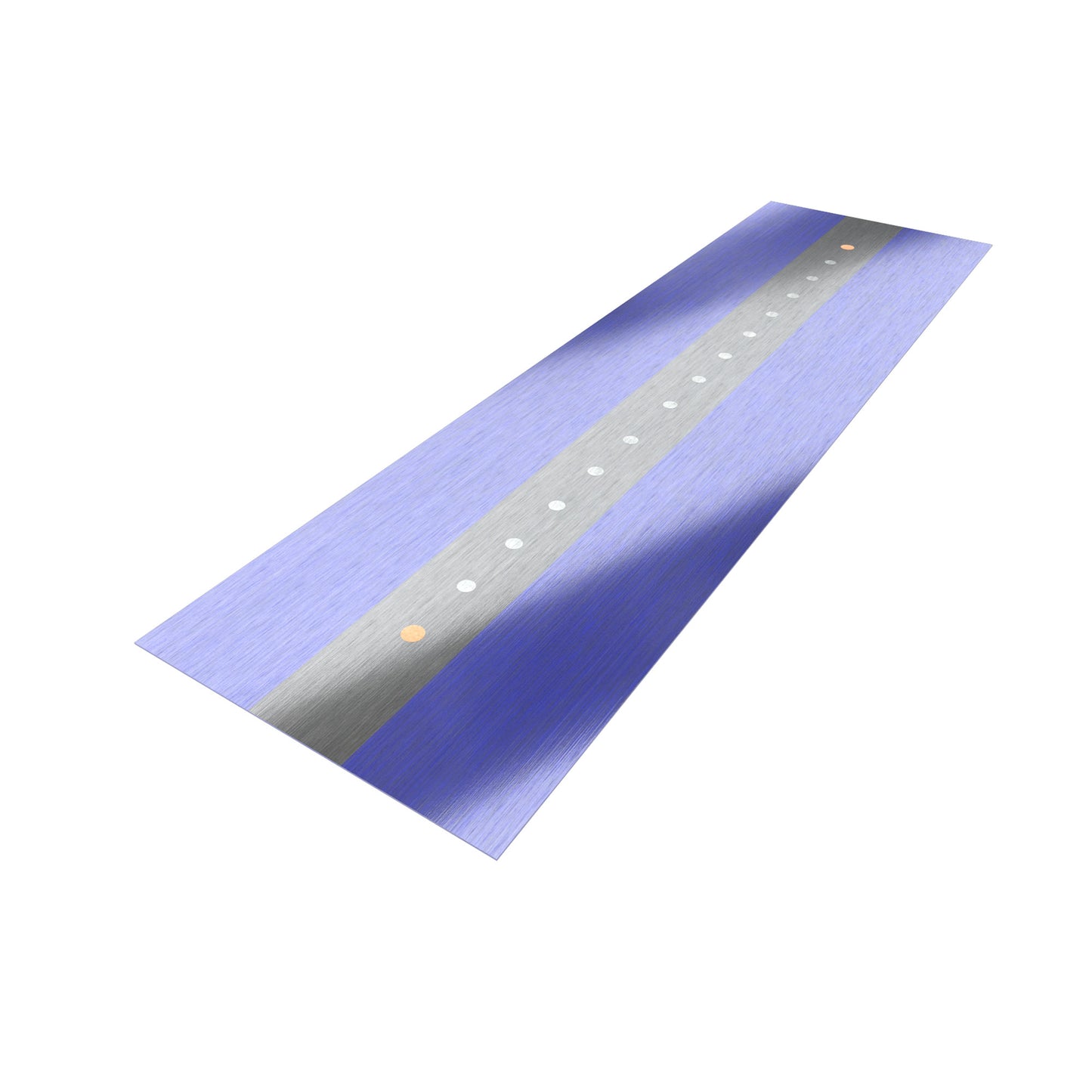 Bon Tool Blue Steel Square End Finish Trowel - Camel Back Wood Handle