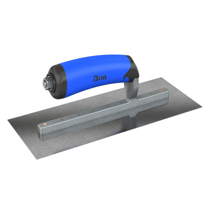 Bon Tool Carbon Steel Square End Finish Trowel - Comfort Wave Handle