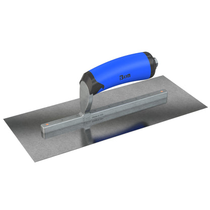 Bon Tool Carbon Steel Square End Finish Trowel - Comfort Wave Handle