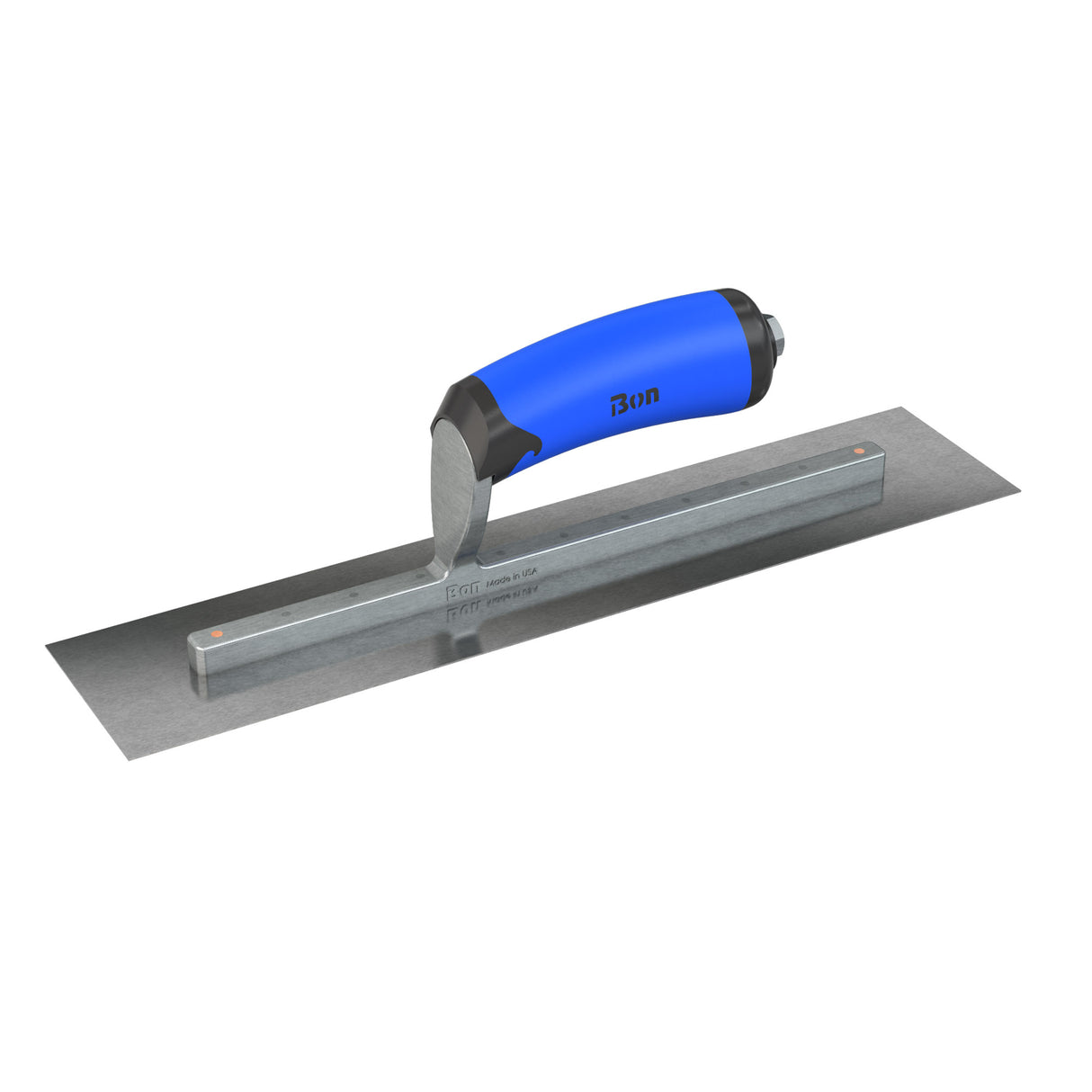 Bon Tool Carbon Steel Square End Finish Trowel - Comfort Wave Handle