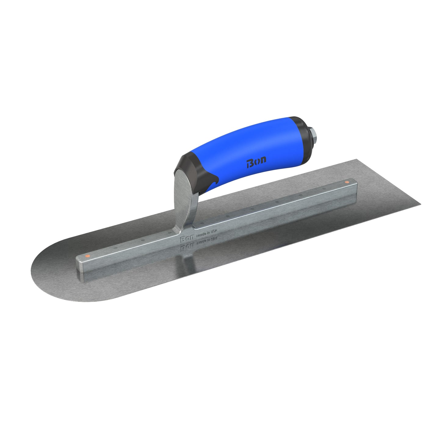 Bon Tool Carbon Steel Square/Round Trowel - Comfort Wave Handle