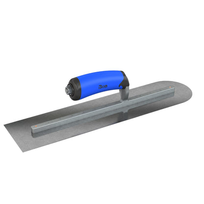Bon Tool Carbon Steel Square/Round Trowel - Comfort Wave Handle