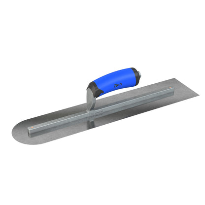 Bon Tool Carbon Steel Square/Round Trowel - Comfort Wave Handle