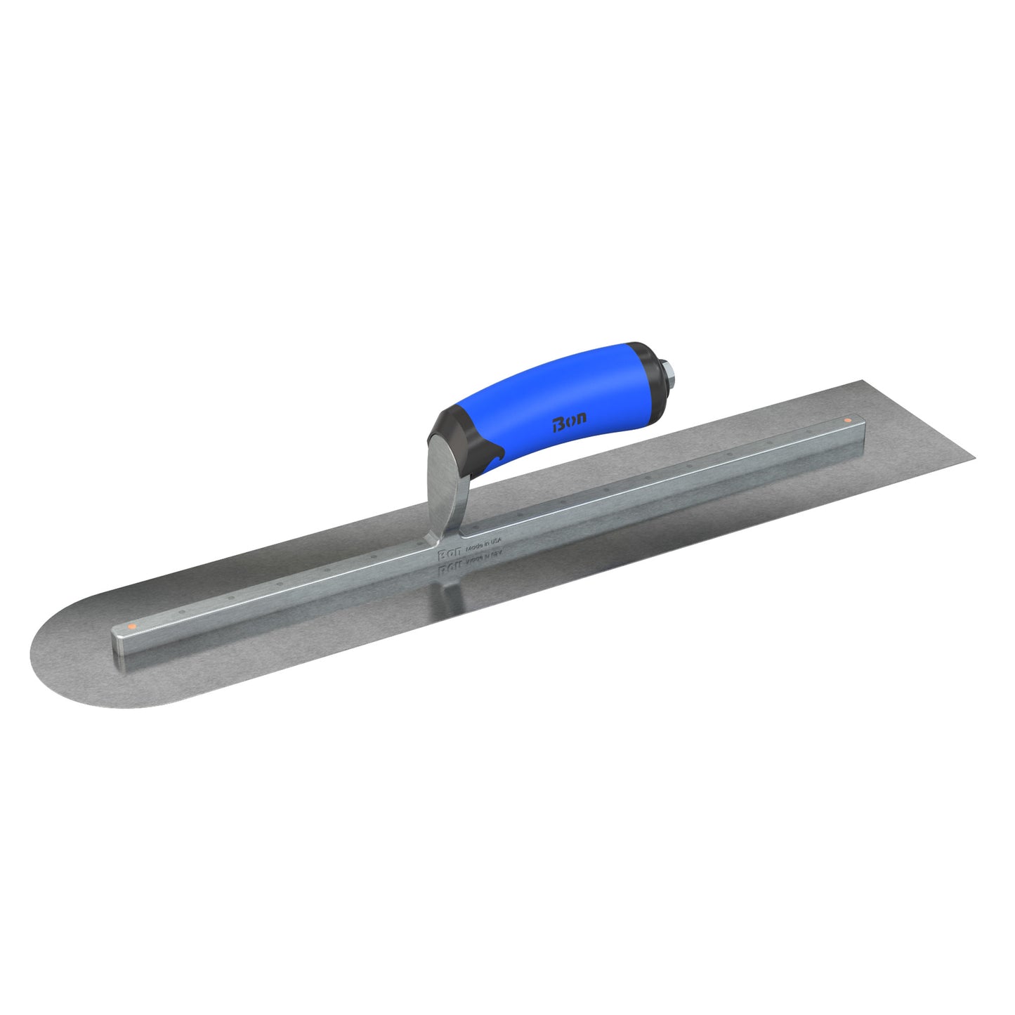 Bon Tool Carbon Steel Square/Round Trowel - Comfort Wave Handle