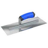 Bon Razor Stainless Steel Finishing Trowel - Square End - Comfort Wave Handle
