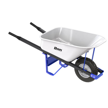 Bon Tool Trade Tough Steel Tray Wheel Barrow