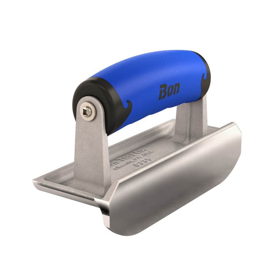 Bon Tool Stainless Steel Concrete Bullet™ Edger - Comfort Wave Handle