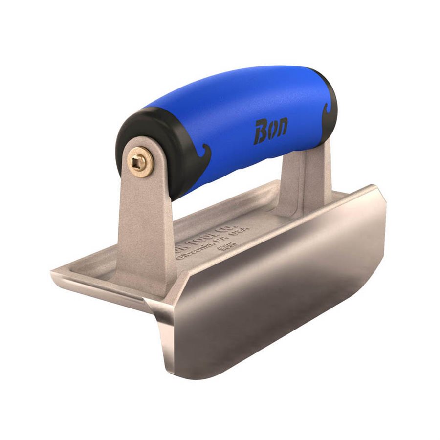 Bon Tool Stainless Steel Concrete Bullet™ Edger - Comfort Wave Handle