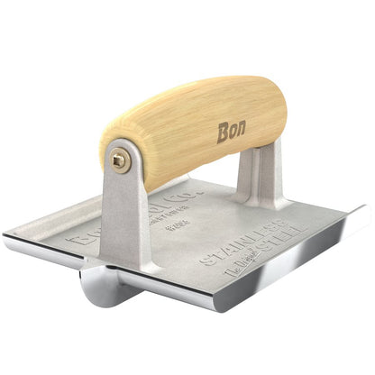 Bon Tool Stainless Steel Concrete Bullet™ Groover - Wood Wave Handle