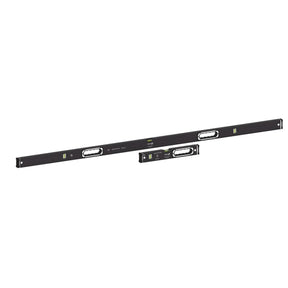 Stabila Dark Shadow Spirit Level Set 183 cm + 40 cm in anthracite matte black, Type 196-2.