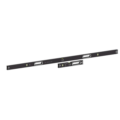 Stabila Dark Shadow Spirit Level Set 183 cm + 40 cm in anthracite matte black, Type 196-2.