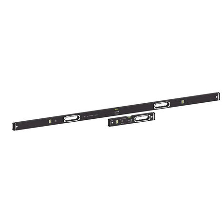Stabila Dark Shadow Spirit Level Set 183 cm + 40 cm in anthracite matte black, Type 196-2.