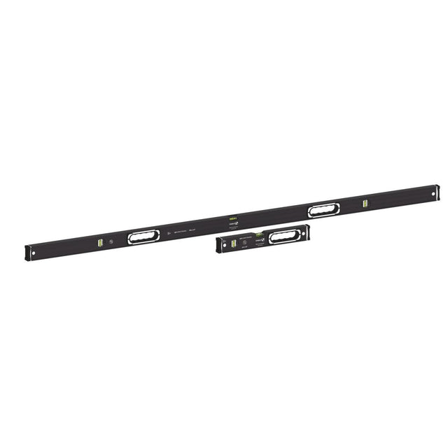 Stabila Dark Shadow Spirit Level Set 183 cm + 40 cm in anthracite matte black, Type 196-2.