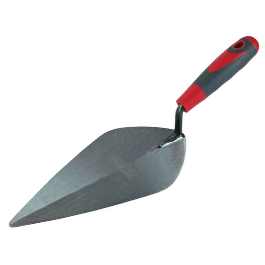 Faithfull London Pattern Brick Trowel Soft Grip Handle 10in