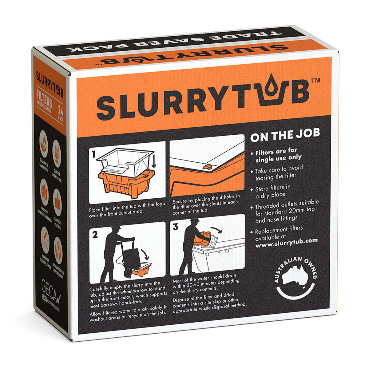 SLURRYTUB Trade Twin Filter Pack (48)