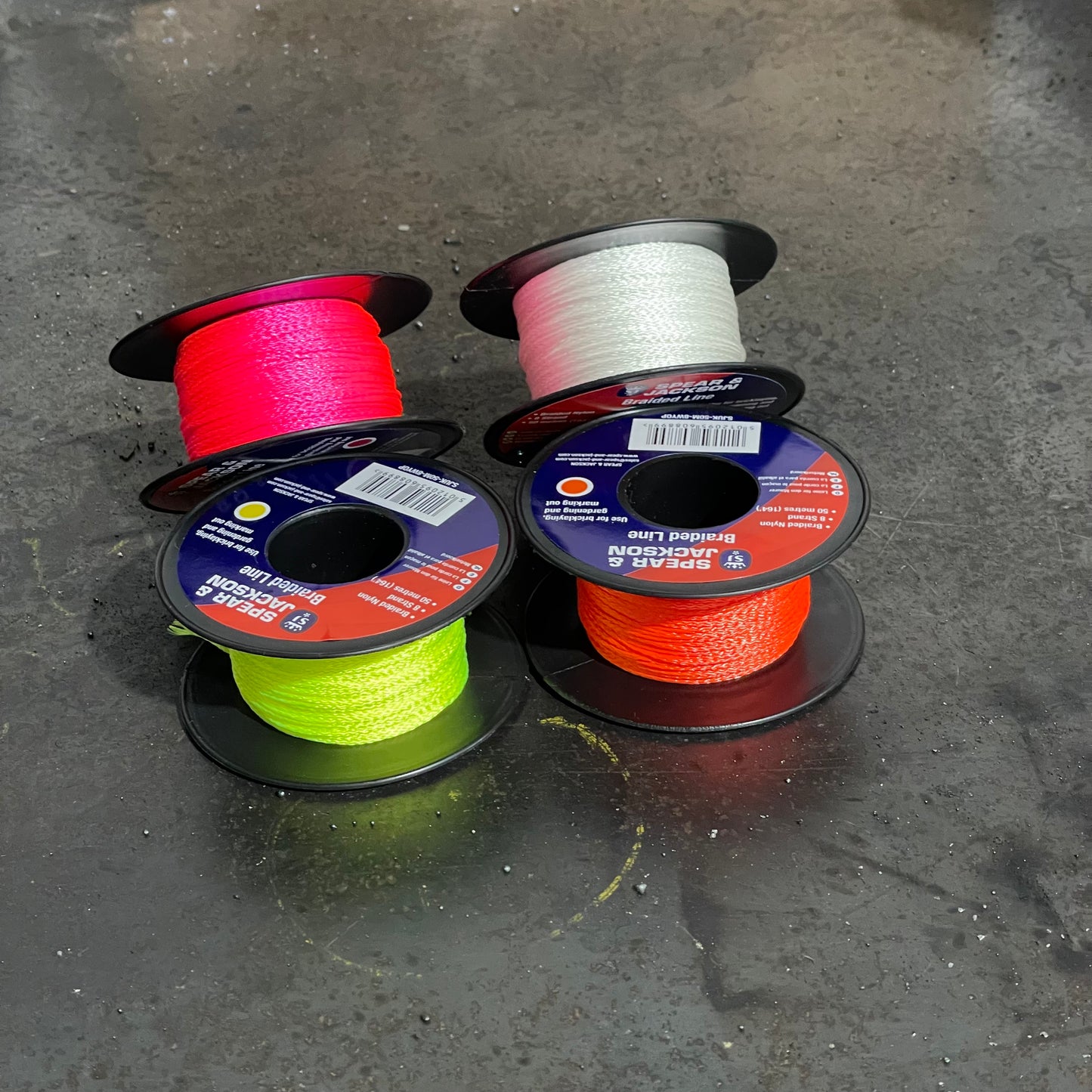 S&J Tyzac WHS 50m (164ft) Braided Lines