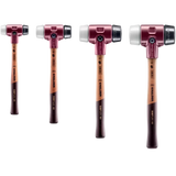 Halder Simplex soft-face mallet, cast iron housing - Rubber Composition / Superplastic