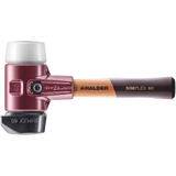 Halder Simplex soft-face mallet, cast iron housing - "Stand-Up" / Superplastic - Short Handle