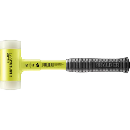 Halder Supercraft soft-face mallet, steel tube handle