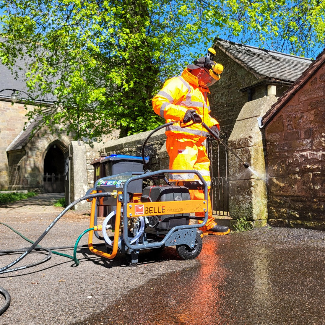 Altrad Belle PWX 08/120 E + Battery Pressure Washer