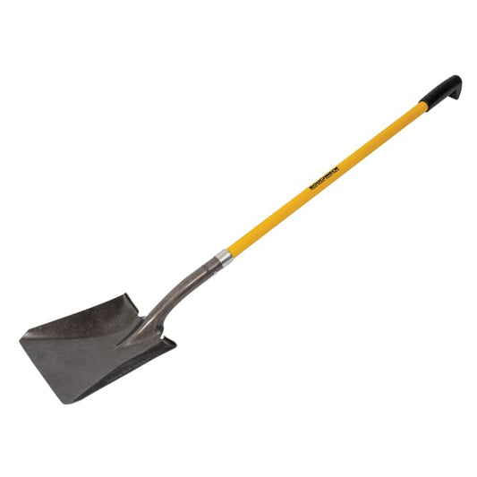 Roughneck Square Shovel, Long Handle