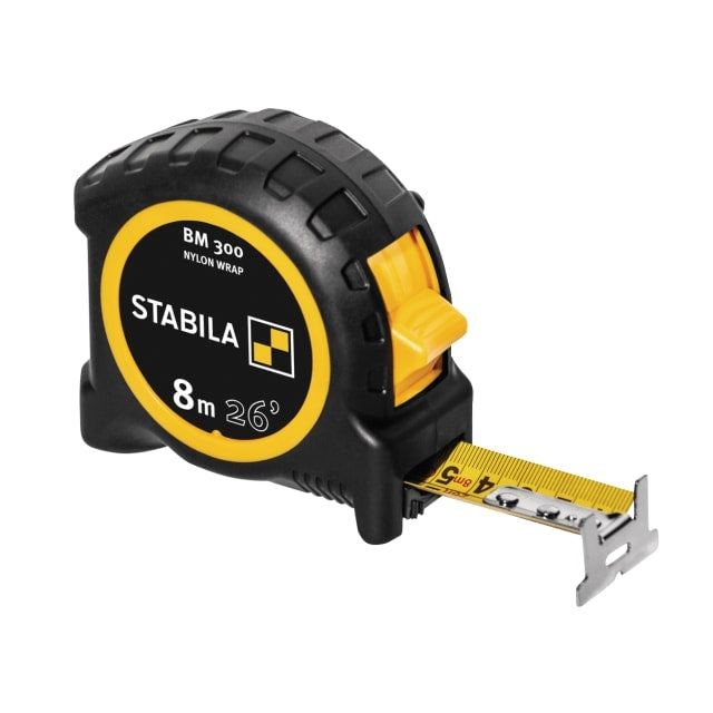 Stabila Pocket Tape Measure  Robust Shatterproof Case  BM300
