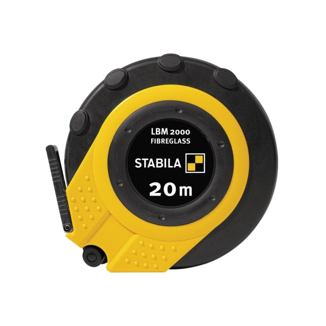 Stabila - Tape Measure - LBM 2000 Closed Fibreglass with Shatterproof Housing and Nylon-Wrap Blade for Professionals