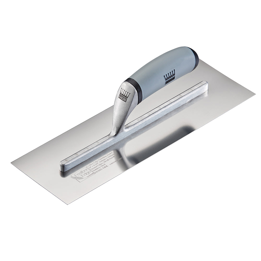 Ragni Stainless Steel Hi-Lift Feather Edge Finishing Trowel