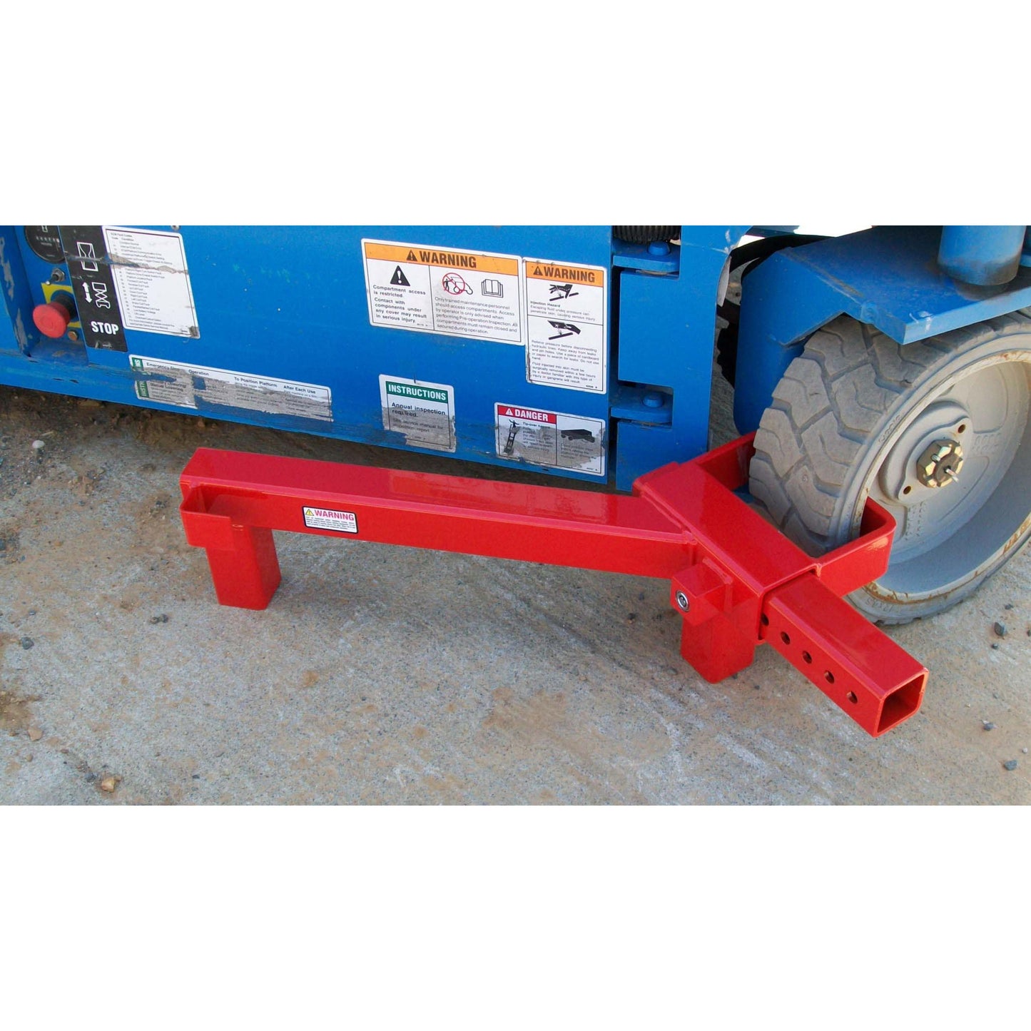 Cushion Tire Lift Lock For Forklifts Heavy Duty Wheel Immobilisation Deter Theft