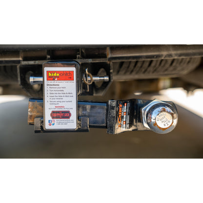 Hide-A-Hitch Trailer Hitch Lock Under Bumper Security And Shin Protection For All Vehicles