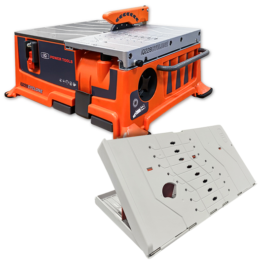iQ iQ228 Dry Cut Tile Saw - includes blade and FREE Mitre Attachment