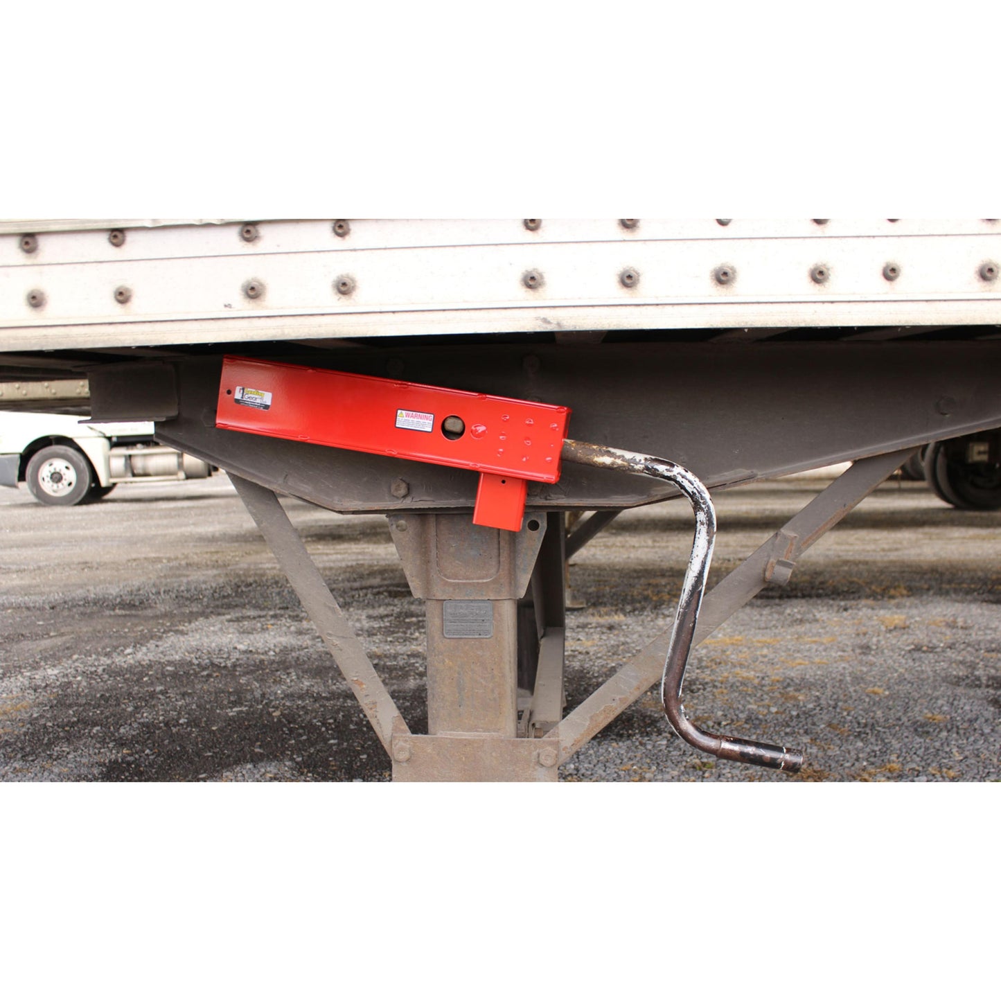 Landing Gear Lock For Trailers Prevents Hand Crank Raising Anti Theft Security For Trailer Owners