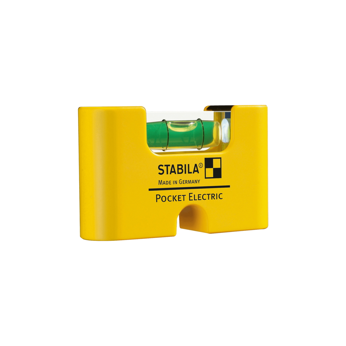 Stabila Pocket Electric Spirit Level With Magnetic Hold And Screwdriver Channel For Electricians