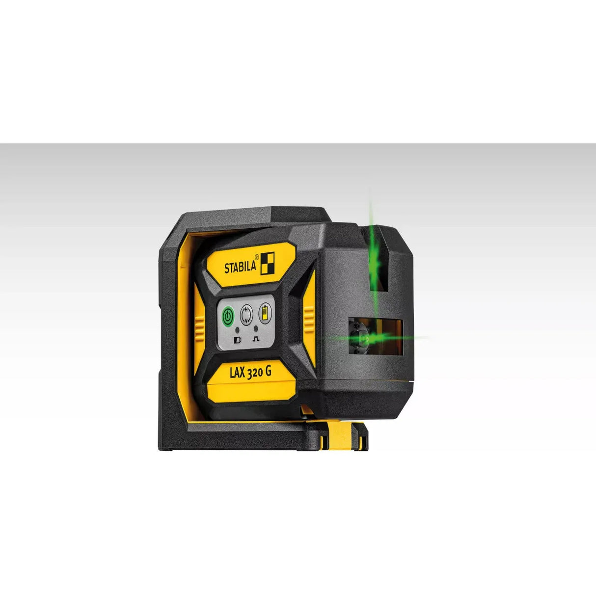 Stabila Cross Line Plus Plumb Point Laser LAX 320 G Self Levelling Bright Green Lines for Professionals