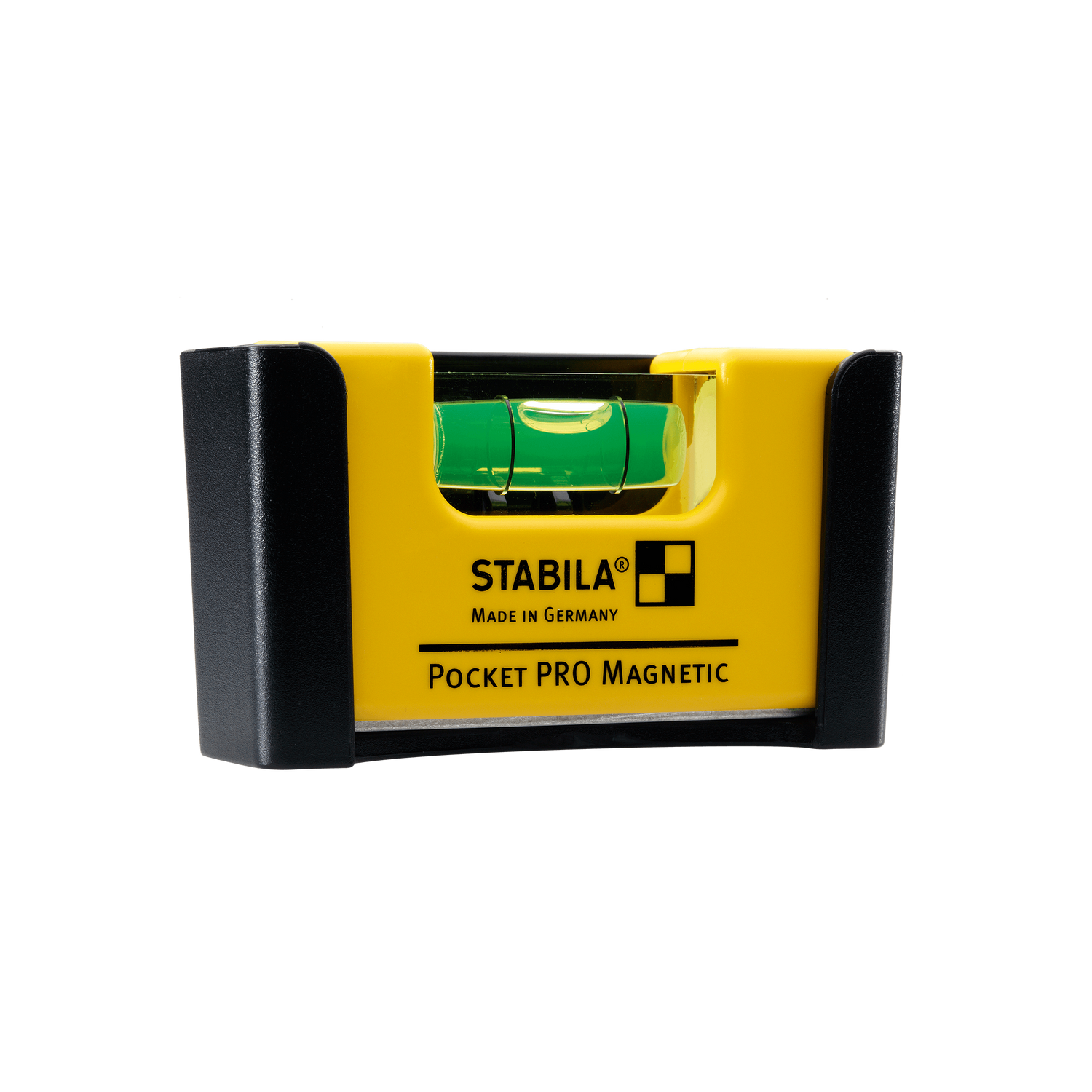 Stabila Pocket PRO Magnetic Spirit Level For Pros With Aluminium Housing V Grooved Surfaces And Rare Earth Magnets