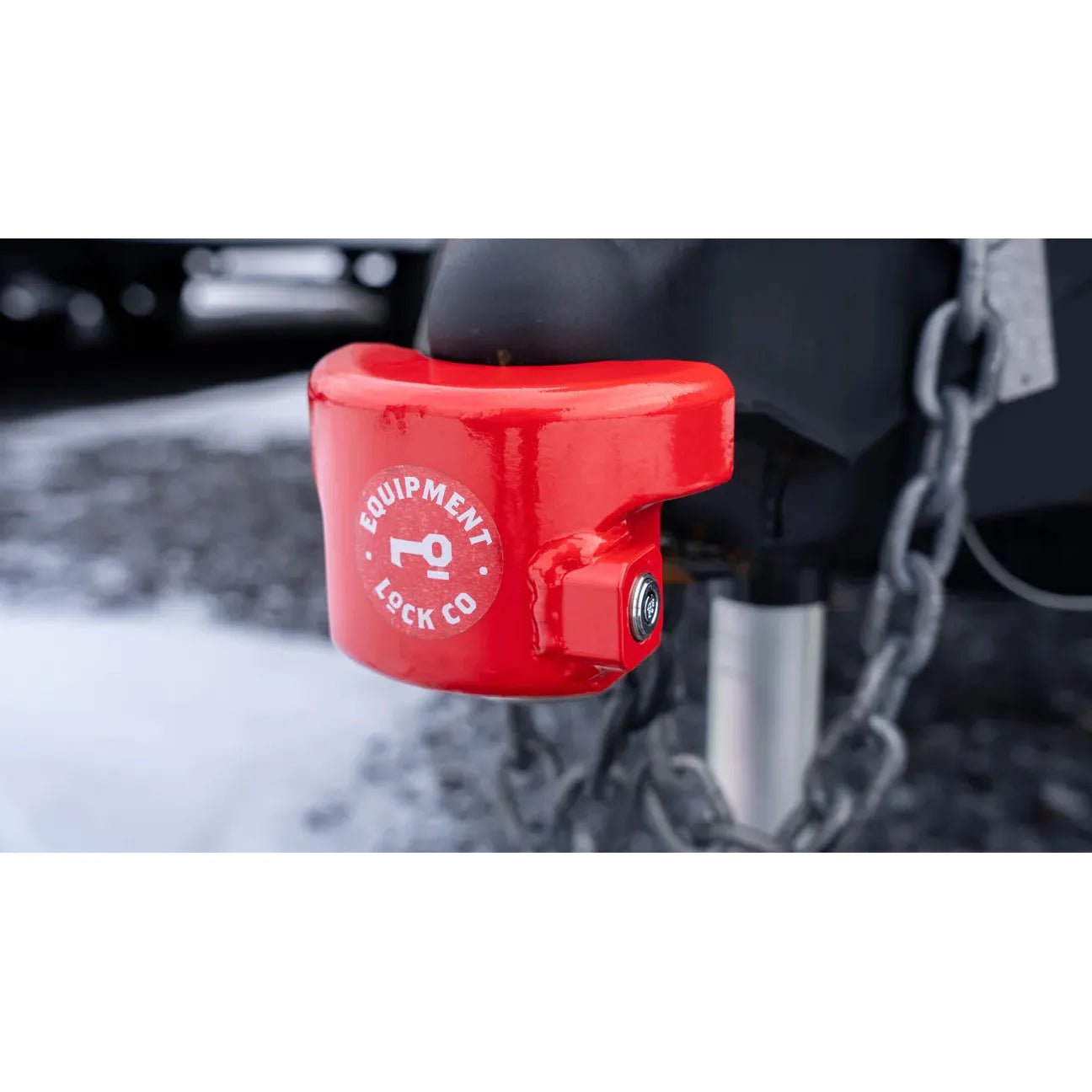 Trailer Hitch Lock 2 5/16 Ball and Ring Security Lock For Trailers For Caravan Owners