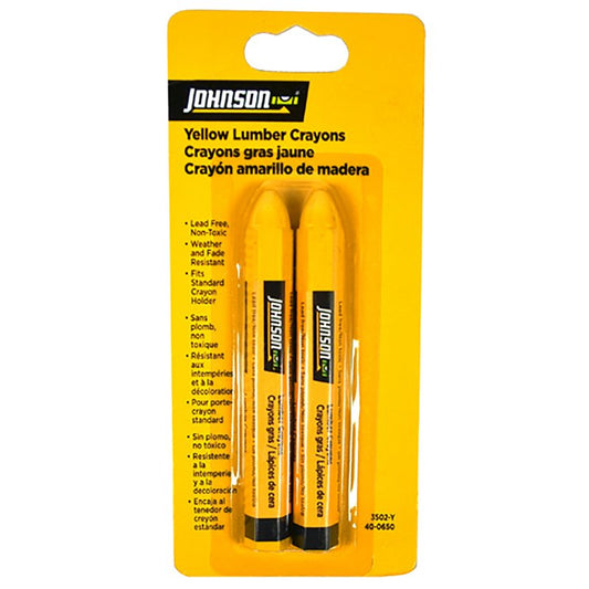 Johnson Crayon Yellow - Pack of Two